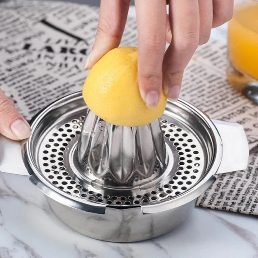 Citrus Lemon Squeezer - Manual Stainless Steel Lemon Orange Squeezer