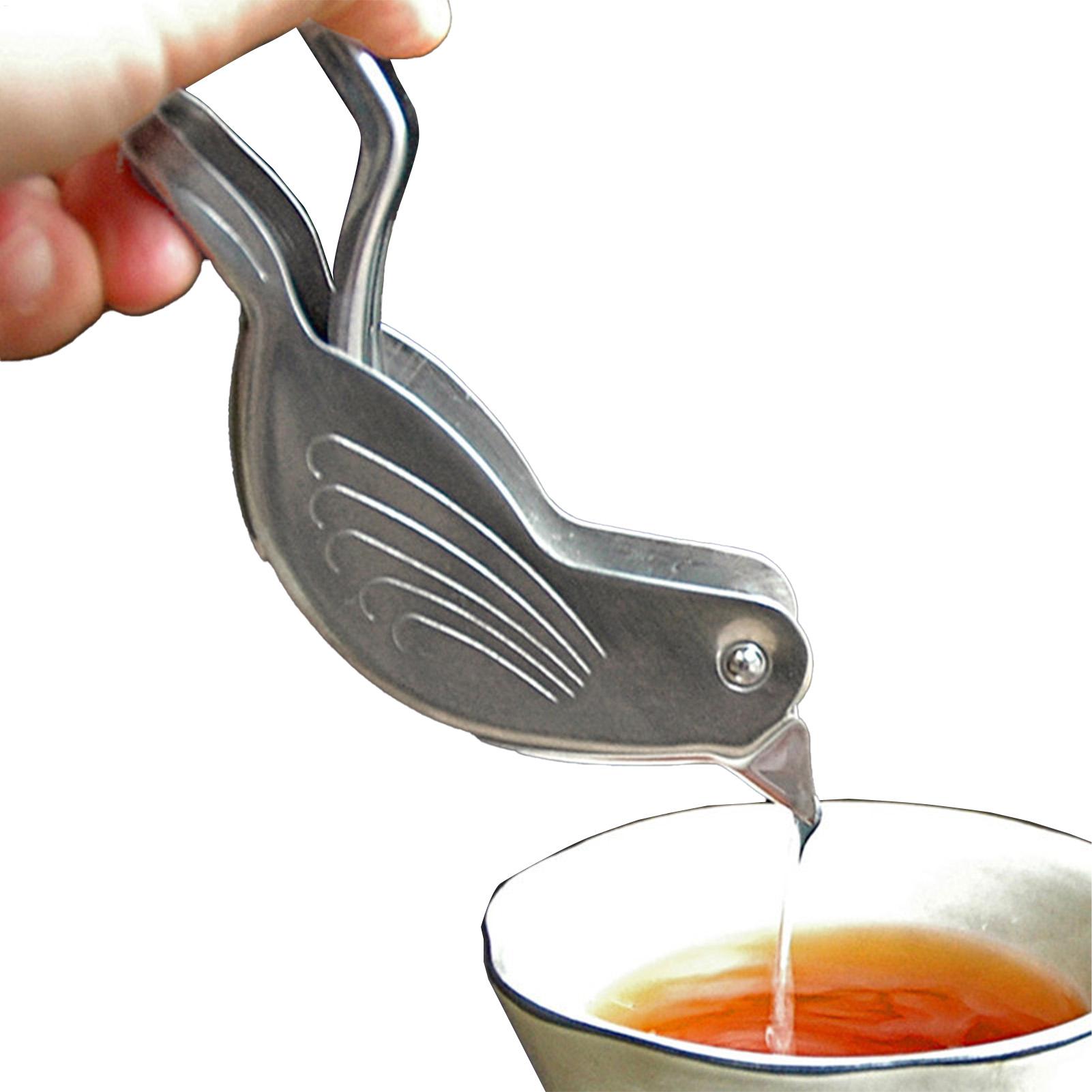 Citrus Lemon Squeezer - Silver Bird Shape Lemon Juicer Stainless