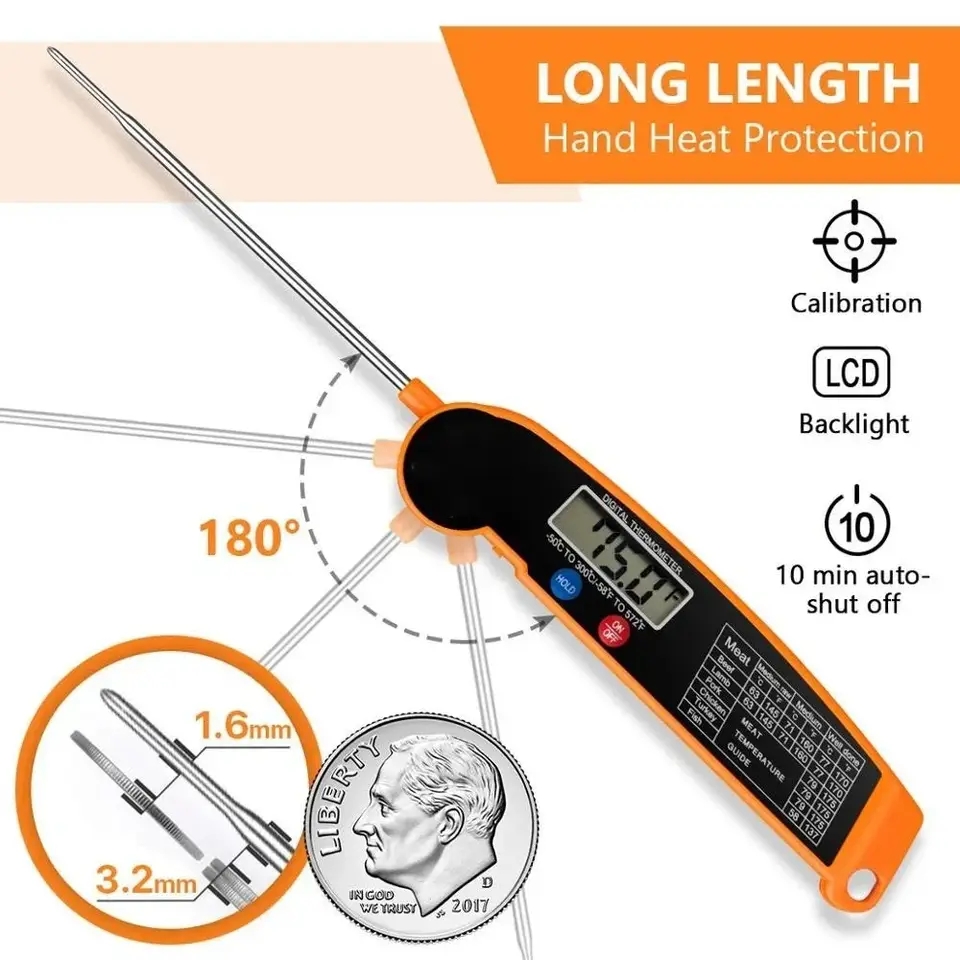 Hot Sale Digital Kitchen Food  - Meat Thermometer ulasan dan harga