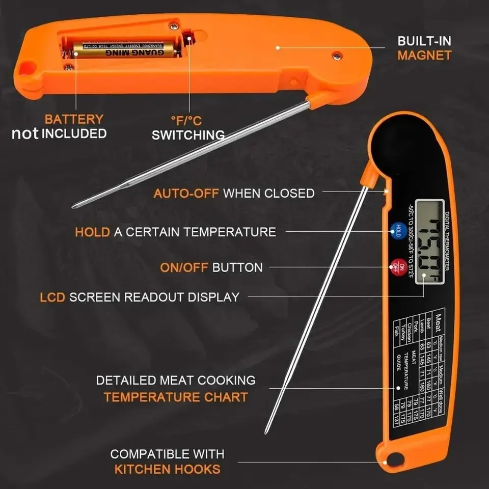 Hot Sale Digital Kitchen Food  - Meat Thermometer ulasan dan harga