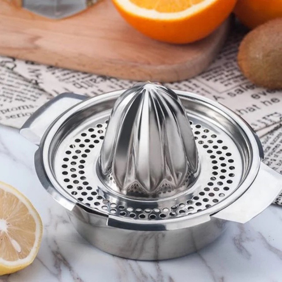 Manual Stainless Steel Lemon O - Citrus Lemon Squeezer ulasan dan harga