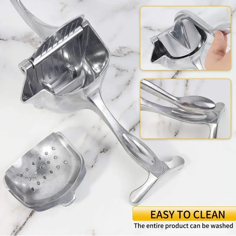 Manual Juice Squeezer Aluminum - Citrus Lemon Squeezer ulasan dan harga