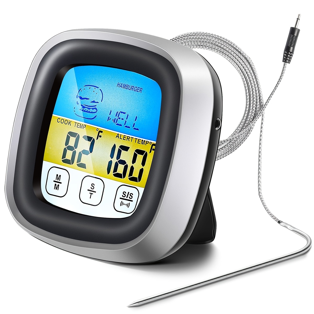 Digital Meat Thermometer BBQ T - Meat Thermometer ulasan dan harga