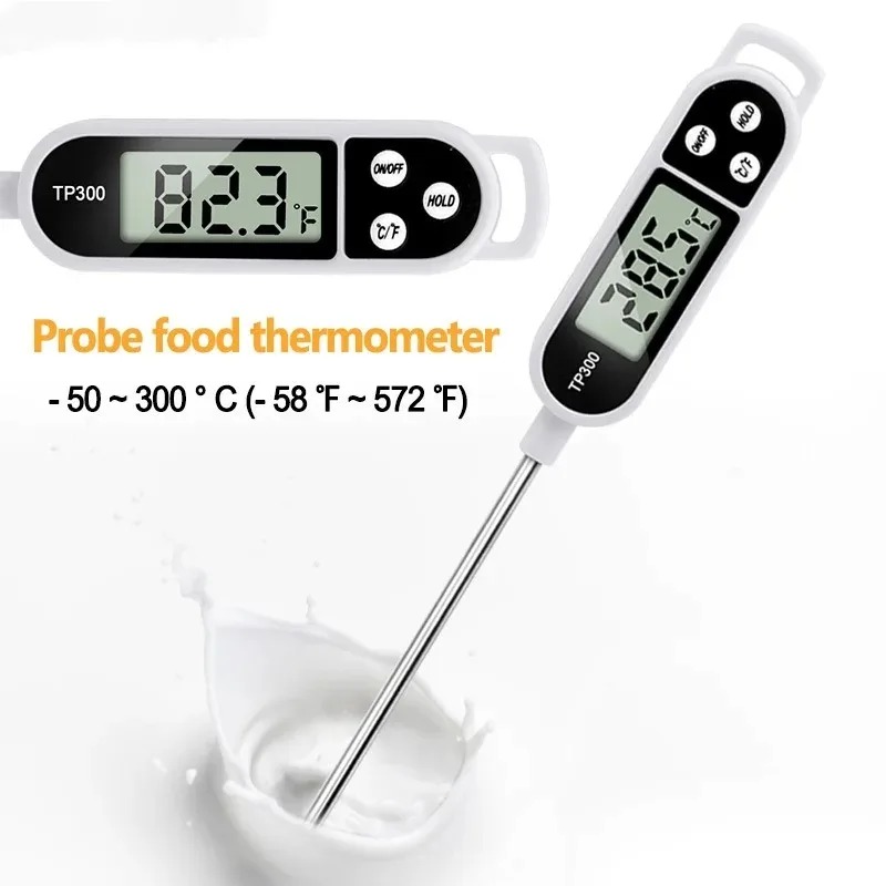 Stainless Steel Probe Cooking  - Meat Thermometer ulasan dan harga