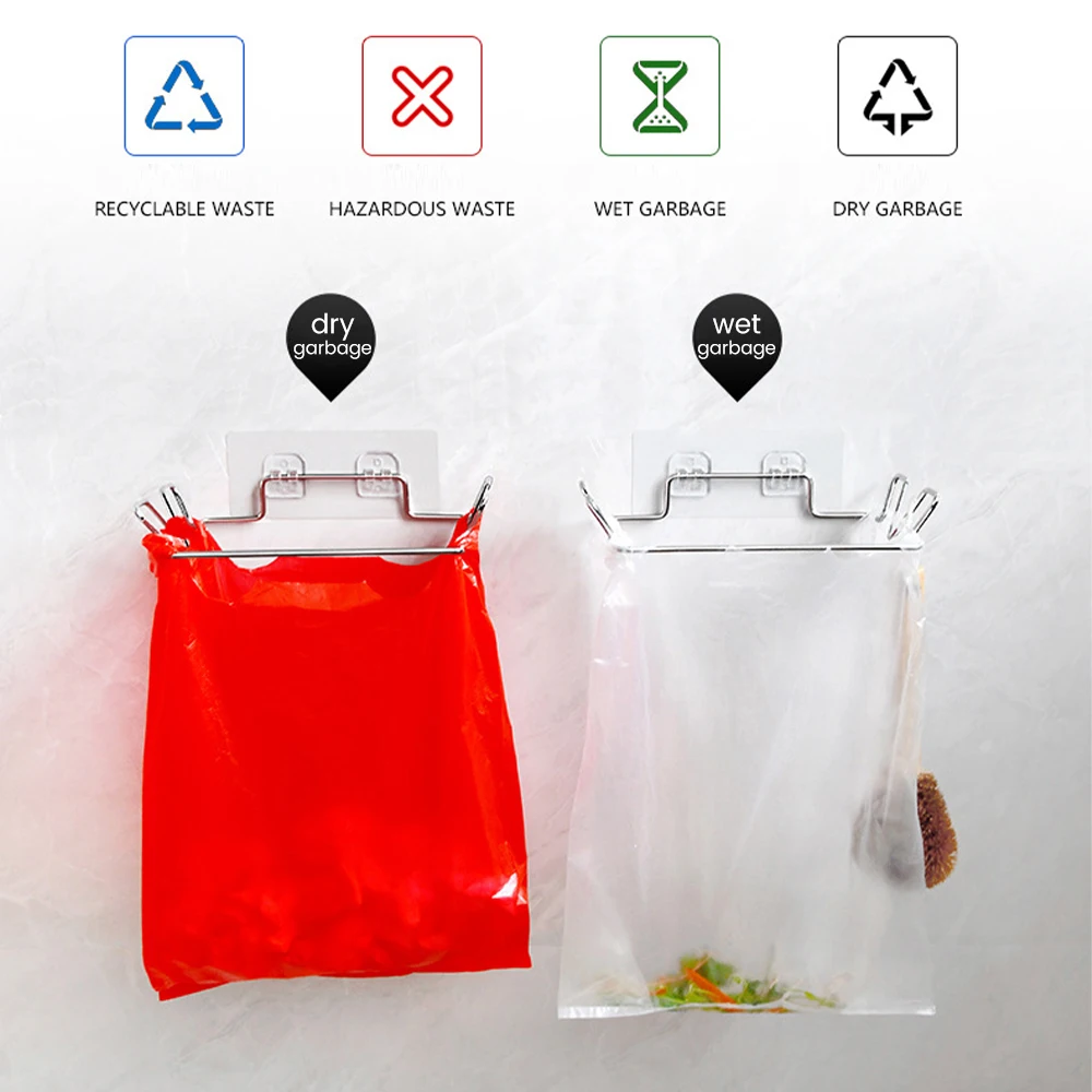 2Pcs Trash Rack for Kitchen St - Kitchen Gadgets Wallpaper ulasan dan harga
