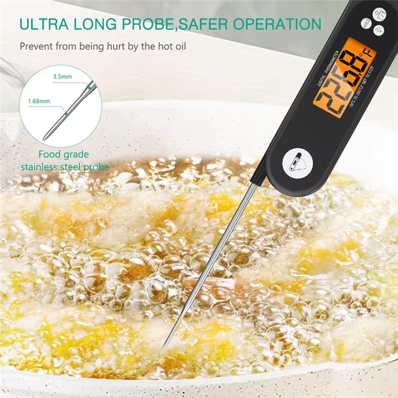 Digital BBQ Food Thermometer K - Meat Thermometer ulasan dan harga