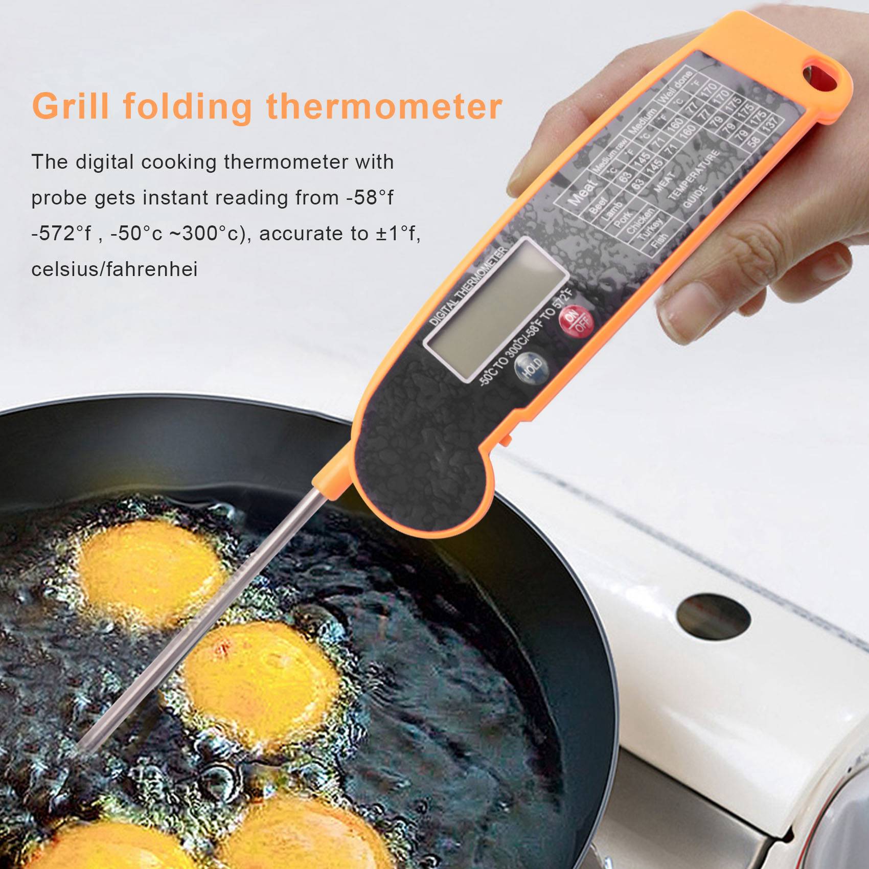 Digital Instant Read Meat Ther - Meat Thermometer ulasan dan harga