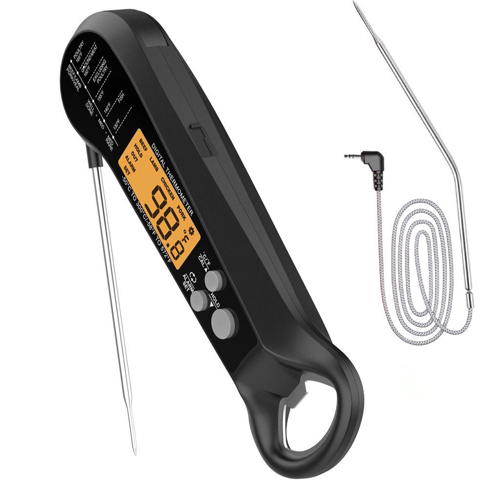 Long Cable Professional Meat T - Meat Thermometer ulasan dan harga